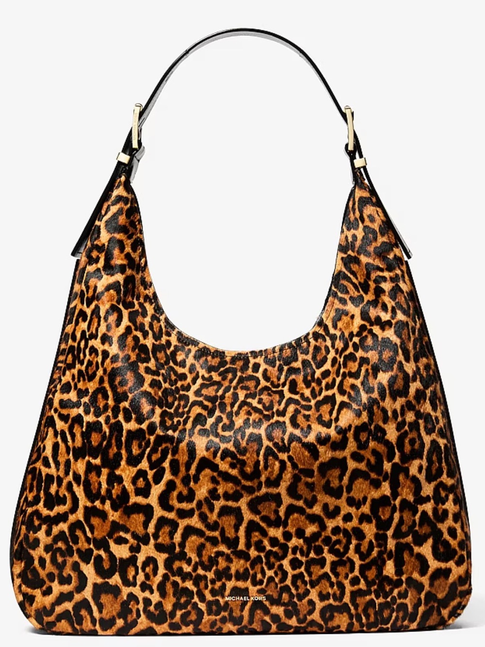 Michael Kors Nolita Large Leopard Print Calf Hair Hobo Shoulder Bag
NWT - Picture 5 of 16